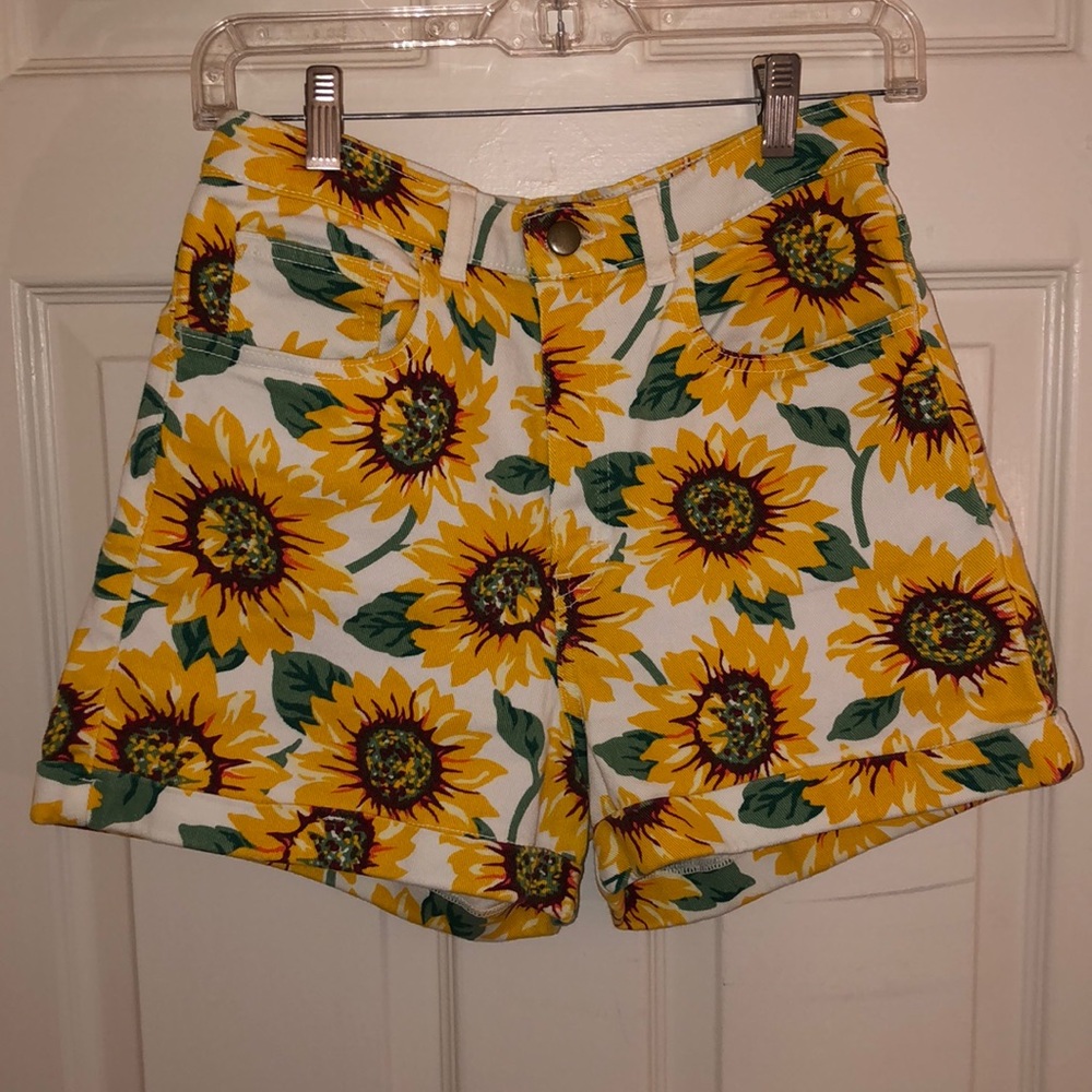 American Apparel Sunflower Jean Shorts